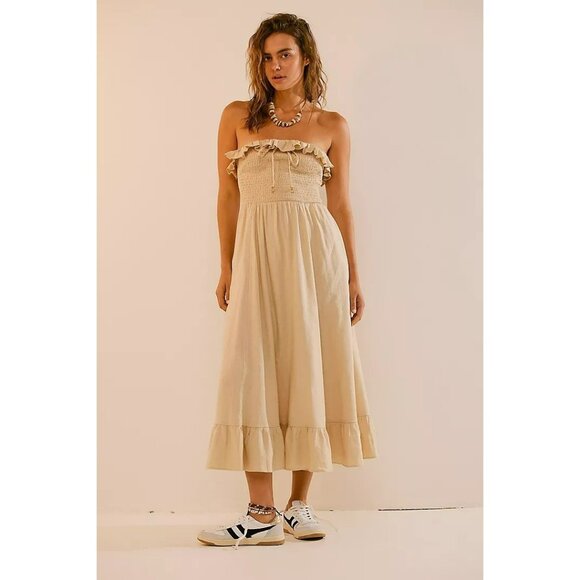 Free People Dresses & Skirts - Free People Lush Life Dress Bleached Sand XS